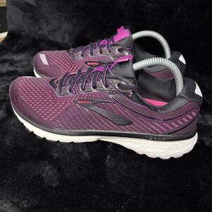 Brooks Ghost 12 1203051B063 Womens US 9 B Running Shoes Purple Athletic Sneakers
